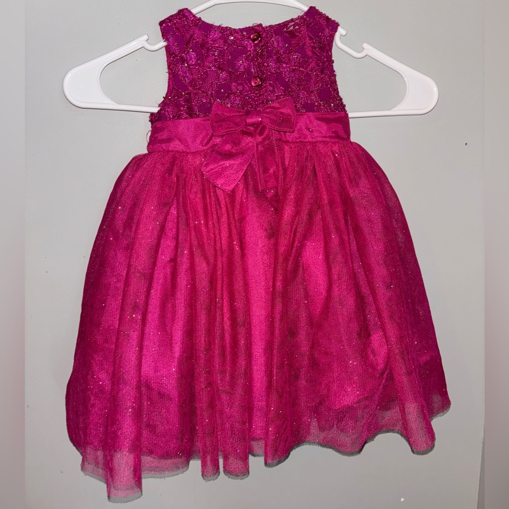 Blueberi Boulevard 12 month pink dress